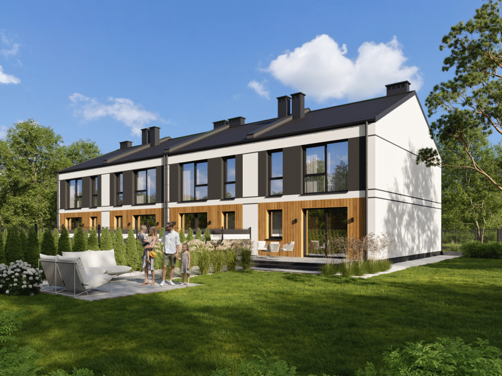 budynek od strony ogrodu